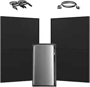 Powerness® Balkonkraftwerk mit Speicher 1920Wh, ECOFLOW STREAM Ultra All-in-One Speicher mit JaSo...