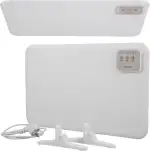 Heidenfeld Infrarotheizung HF-TH120 | 120 Watt Tischheizung | Heizkörper - Infrarot Heizstrahler - Elektroheizung - Heizung elektrisch - Heizplatte - Infrarotstrahler - Wärmeplatte - 3in1 Montage