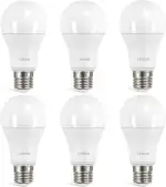 Linkind 13W Super Hell E27 LED Lampe, ersetzt 100 Watt, 2700K Warmweiß E27 A60 Edison Birne 1521Lm, 220° Abstrahlwinkel, nicht dimmbar, 6 Stück