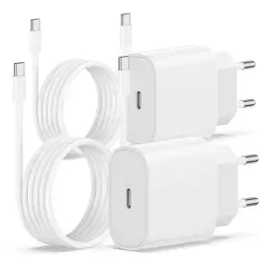 2Pack USB C Ladegerät, USB C to USBC Ladekabel für iPhone 17 16 16e 15/17 16 15 