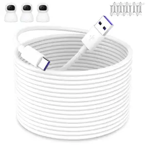 USB C Kabel 10m,Typ C Ladekabel für Xiaomi Mi Wireless Outdoor Security Camera 1