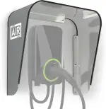 Box Air Klima Wallbox Wetterschutz - Schutzdach für e-Auto - Regenschutz UV-Schutz - Robuste Wallbox Abdeckung - Aluminium-Verbundmaterial, Wetterfest Zubehör Ladesäule