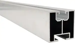 Aluminium Solarprofil 40x40 Solarschiene 1-2 m,Alu Montageprofil PV Photovoltaik