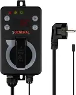 Mi-Heat Universal Outdoor Thermostat - Temperaturregler GH600 für Gewächshaus, Terrarium, Brutkas...