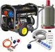 Dual Fuel Strom-Generator 10 kVA | KOMPLETT-SET – Benzin & Propangas Notstromaggregat 230/400 V –...