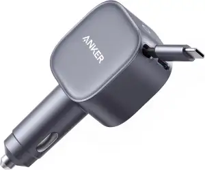 Anker USB-C Kfz-Ladegerät, 75W Max. Ultra-kompaktes Typ-C Kfz-Schnellladegerät, 