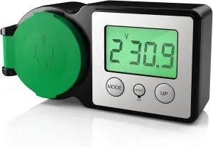 GreenSun Stromzähler für Steckdose Energiekostenmessgerät - Stromzähler für Balk