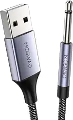 MOSWAG USB DC Kabel 2.5mm, 2.5mm DC Ladegerät Kabel Für Wiederaufladbare Massagespielzeuge (1 Pack)