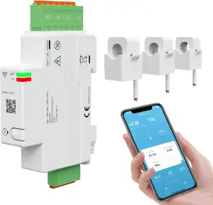 eMylo 3-Phasen 120A Smart WiFi Energy Meter Echtzeit-Überwachung mit Split Core 
