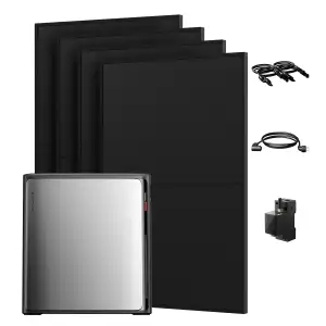 Powerness® All in One 1800W Balkonkraftwerk mit Speicher 3840Wh, ECOFLOW STREAM 