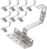 8x Dachhaken 115mm Photovoltaik Solarmodule PV Ziegeldach Halter
