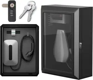 Wallbox Weather Protection Schwarze Schutzhülle für Ladegeräte | Universelle Wet