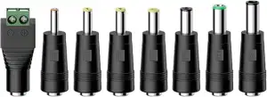 Tonton 8 in 1 Universal DC Netzteil Adapter, 5.5x2.1 mm Buchse auf Stecker DC Ho