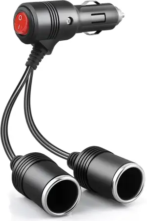 Zigarettenanzünder Verteiler, Adapter Zigarettenanzünder Steckdose,1 bis 2 KFZ A