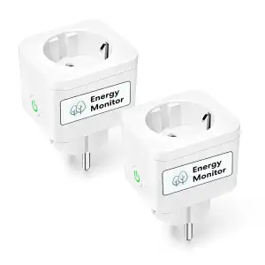 Meross Smart Steckdose mit Verbrauchsmessung, 16A Bluetooth WLAN mit Sprach- und