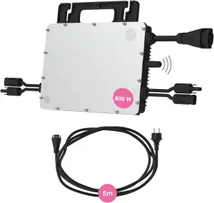 Hoymiles HMS-800W-2T Mikro-Wechselrichter mit integrierter WiFi DTU | inkl. 5m H