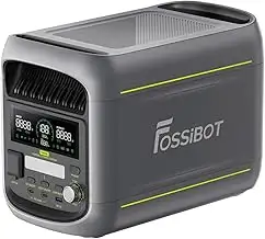 FOSSiBOT Tragbare Powerstation F1800, 1024Wh LiFePO4 Solargenerator mit 1800W AC