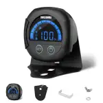 IP67 Batterie-Voltmeter 12V 24V 48V 60V 84V, Sonnenlicht-lesbar, einstellbare Hintergrundbeleuchtung, Halterungs­montage, für Lithium/LiFePO4/Blei-Säure, Speicher & Alarm