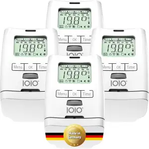 4 Stück IOIO Elektronisches Heizungsthermostat HT 2000 | Heizkosten sparen bis 3