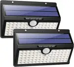 Solarleuchte für Außen, [2 Stück] 78 LED Solarlampe Außen 180° Superhelle Solarleuchte mit Bewegu...