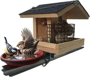 Vogelfutterhaus Wildvogeltränken Vogeltränke Vogelhaus Balkon Balkongeländer Fut