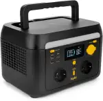Powerstation 1000W, 614wh, Portable Power Station LiFePo4, BMS, 51,2V, 12Ah, 2x AC Pure Sinus, 12V Kfz-Anschluss, mobiler Stromspeicher, WiFi, Generator für Camping,Stromausfall, etc.
