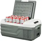 Alpicool 15L Kompressor Kühlbox Klein, Kühlschrank Gefrierbox Tragbarer 12V 230V Mobiler Kühlbox für Auto, Camping, Angeln, Fahrten, LKW, Boot, -20℃-20℃