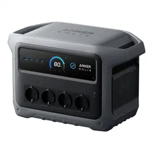 Anker SOLIX C1000 Gen 2 Tragbare Powerstation, 2.000W Solargenerator, vollständi