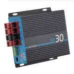 ECTIVE - SBB 30 Solar-Ladebooster 30A 12V auf 12V 250Wp mit MPPT Solarladeregler - DC-DC Battery-to-Battery Ladegerät für AGM/Gel/Nass/LiFePO4 - Lichtmaschine-Ladewandler für Wohnmobil, Auto, Van