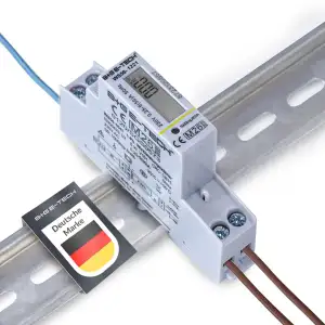 1-Phasen Stromzähler Hutschiene MID geeicht [WS50-1221-MID26]– Digitaler Wechsel