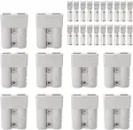 10 x Stecker Anderson Stecker 50A Batteriestecker, Stecker Kabelklemme, 600V 50Amp Schnellanschlussstecker für Anderson Gabelstapler Wohnwagen Anhänger Stecker