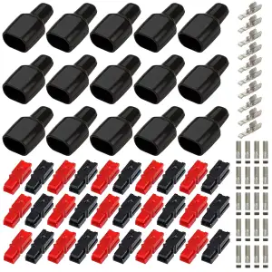 GTIWUNG 15 Paar Powerpol-Steckverbinder, 30A/45A, Schnelltrennung, Stromkabelsch