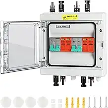 PV Combiner Box 2-String mit Überspannungsschutz und DC-Trennschalter, 1000V 32A