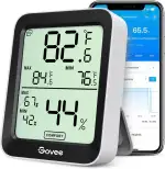 Govee Bluetooth Thermometer Hygrometer Innen, LCD Digital Temperatur luftfeuchtigkeitsmesser mit ...