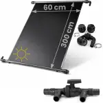 HAF – Solarkollektor als Poolheizung (1x 300x60cm) – Sonnenenergie für Gartenpool, Heizmatte um 1...