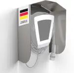 Graft Wallbox Wetterschutz | Schutzdach für e-Auto Ladestation | Zubehör für Wallboxen | Regenschutz, UV-Schutz, Sonnenschutz | Überdachung für Ladesäule | Edelstahl Abdeckung wetterfest