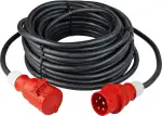 as - Schwabe Starkstrom Verlängerungskabel 10 m H07RN-F 5G1,5-400V/16A/ca. 11kW - 5-polige, robuste CEE Verlängerungsleitung Baustelle - IP44 - Made in Germany, 60366