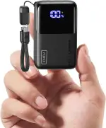 INIU Mini Power Bank, 45W 10000mAh Powerbank Klein Aber Stark, PD3.0 Schnellladefunktion Externe Handyakkus, Flugtauglich, Reise-Essential für iPhone 17 16 15 Pro Max Mini Samsung S24 S23, iPad etc