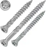 SCREW REBEL Terrassenschrauben 5 x 60 mm - 500 Stück - Edelstahl gehärtet martensitisch mit Zulassung ETA