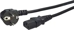 Amazon Basics Netzkabel - 3 m , Schwarz