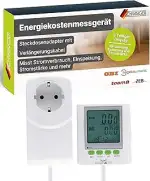 SCHWAIGER Energiekostenmessgerät & Einspeisemessgerät I mit separatem Display I Stromzähler für d...