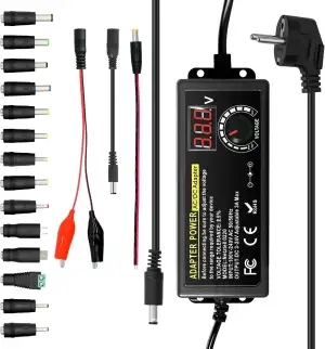Universal Netzteil 72W, 3V-24V & 3A Max Einstellbare Spannung,100-240V AC/DC Net