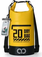 Lamicall Dry Bag, wasserdichte Tasche - [Robust & Kratzfest] 5L/10L/20L/30L/40L Rucksack Wasserdicht Beutel, Waterproof Bag Drybag für Wassersport/Strand/Bootsport, Freie 100% wasserfeste Handyhülle