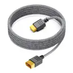 KFD XT60 Stecker zu XT60 Buchse Verlängerungskabel Ladekabel 3m Adapterkabel für EF ECOFLOW DELTA River 2 Tragbare Powerstation ALLPOWERS R600 Anker SOLIX C1000 Solargenerator 16AWG Charging Cable