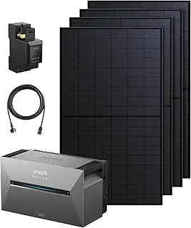Anker SOLIX 3 Pro Balkonkraftwerk mit Speicher (2680Wh), 4×500W Solarpanels, 4 MPPTs (3600W),auf ...