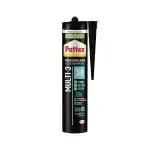 Pattex Montage Multi 3, 3in1 Montagekleber, starker Kraftkleber für fast alle Materialien*, wetterbeständiger Baukleber für innen und außen**, weiß, 1x390g Kartusche