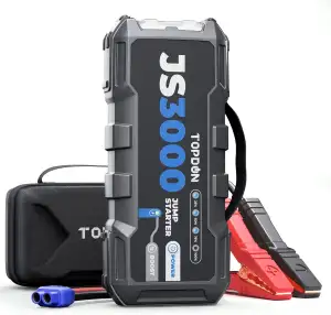 TOPDON JS3000 Starthilfe Powerbank, Jump Starter Auto Batterie Booster für bis z