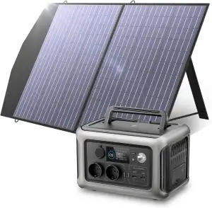 ALLPOWERS Solargenerator R600, 299WH LiFePO4 Batterie, 2x 600W (1200W Spitze) AC