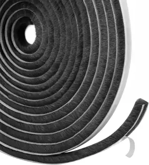 Bürstendichtung Türdichtung Selbstklebend 9 mm(B) x 5mm(D) x5M(L), Türbodendicht