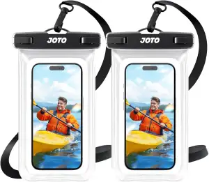 JOTO 2 Stück wasserdichte Handyhülle IPX8 Unterwasser Wasserfest Handytasche für